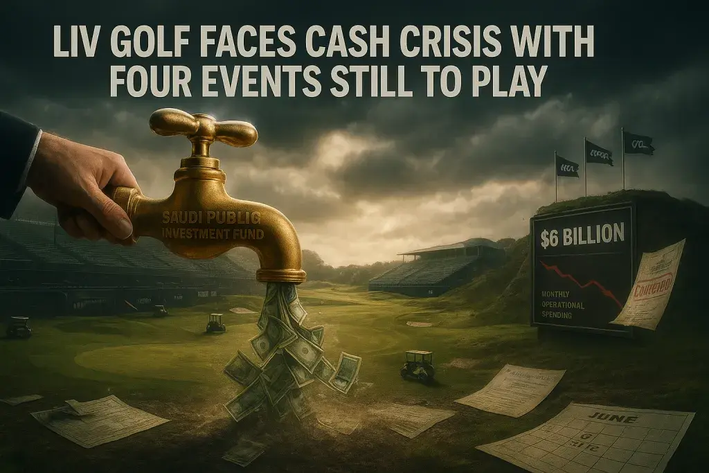LIV Golf Faces Cash Crisis With Four Events Still to Play