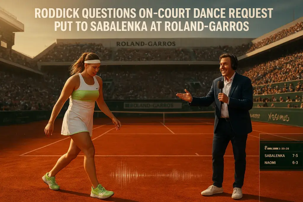Roddick questions on-court dance request put to Sabalenka at Roland-Garros