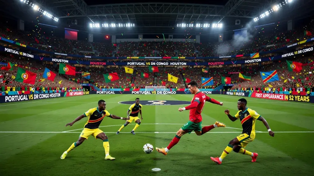 Portugal Launch World Cup Bid Against DR Congo in Houston Opener
