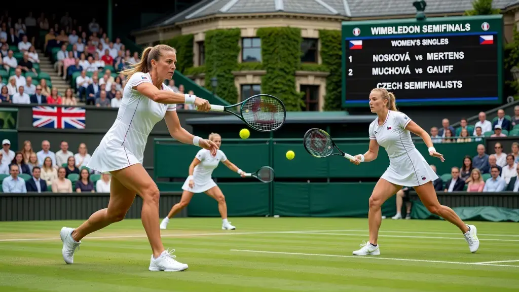 Czech Women Reshape Wimbledon Again, With Nosková and Muchová in the Semis