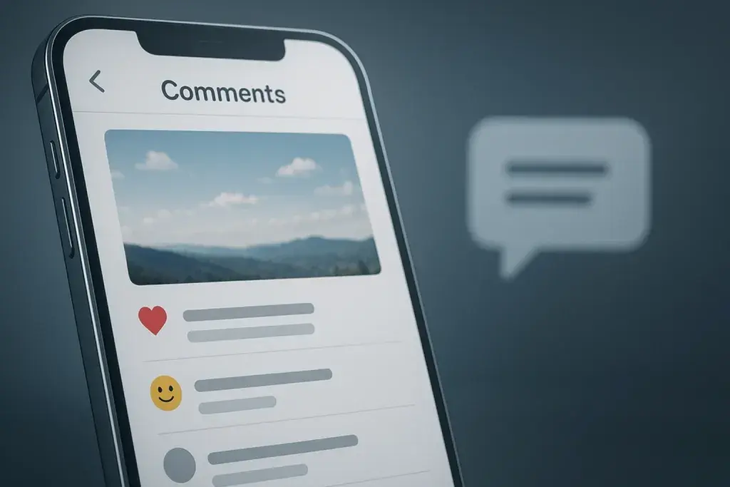 Instagram photos in comments: first impressions