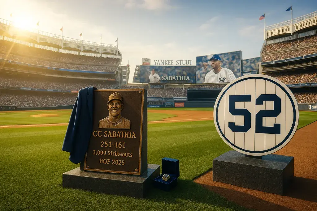 Yankees Honor Sabathia With Retired Number, Monument Park Plaque