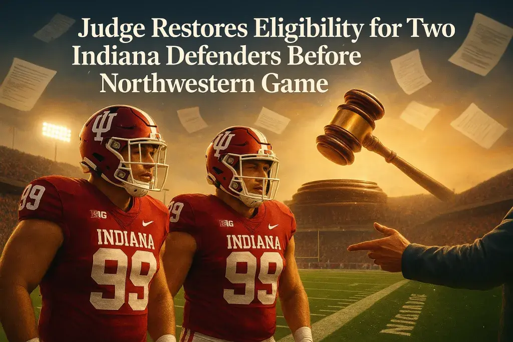 Judge Restores Eligibility for Two Indiana Defenders Before Northwestern Game