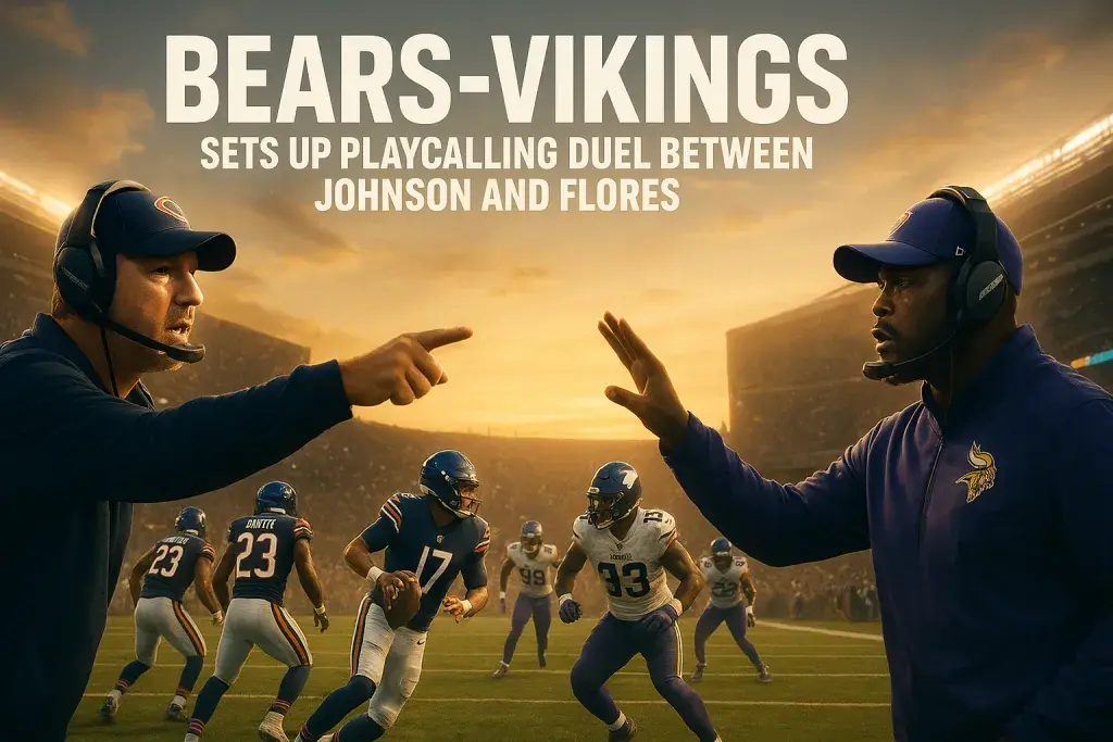 Bears-Vikings Sets Up Playcalling Duel Between Johnson and Flores