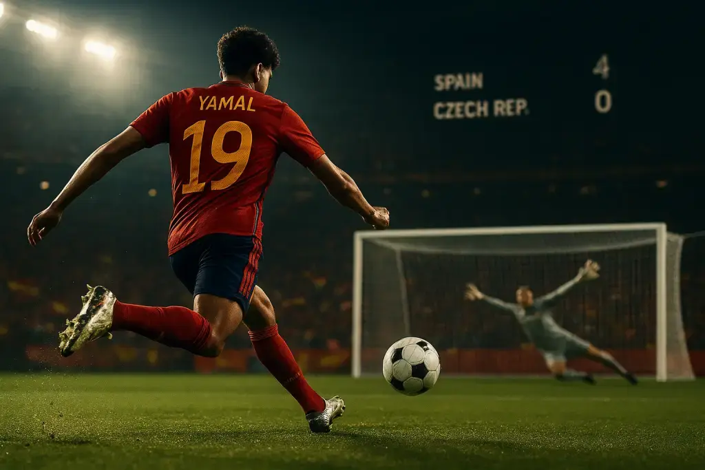 Yamal's Curling Strike Extends Spain's Long Unbeaten Run