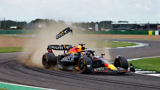 Verstappen Slams Red Bull Rear Wing as Dangerous After British GP Crash